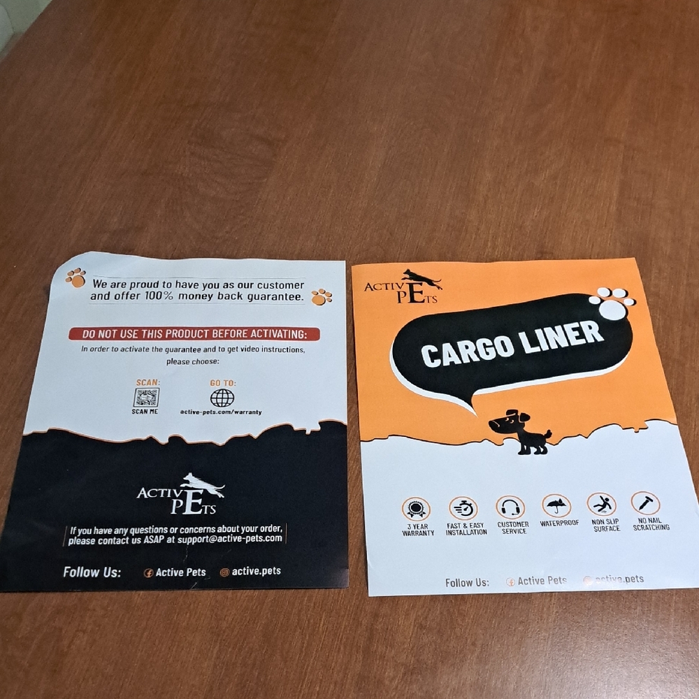 Active Pets Cargo Liner in Black  89 X 55